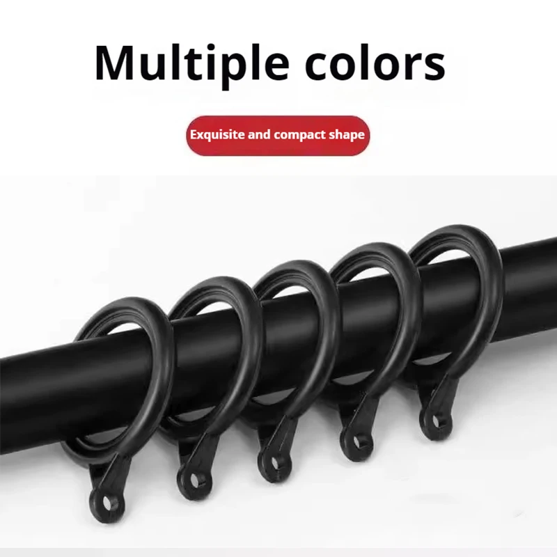 20/50pcs 35Mm Inner Plastic Curtain Rings Gourd Shape Home Shower Window Bath Curtain Hook Rod Clips Accessories curtain clips curtain accessories curtain hooks shower curtain hooks curtain rod hooks