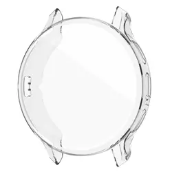 Lux TPU Electroplated Protective Case Cover for Smartwatch - Premium Bumper Protector (Translucent)