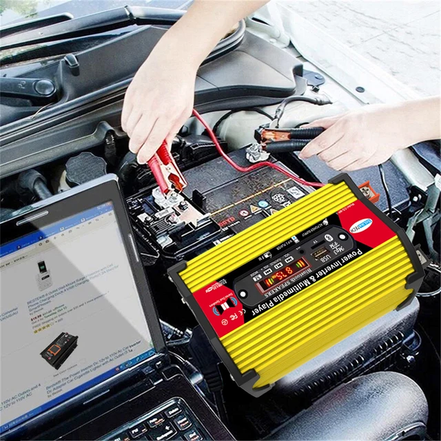 Spannungswandler 220v Auf 12v Für Autoradio  Car Inverter Voltage  Converter - 4000w - Aliexpress