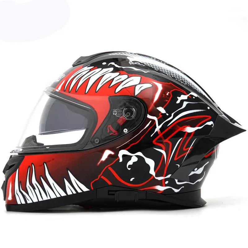

Мотоциклетный шлем на все лицо SUBO ECE Double Visors, оптом