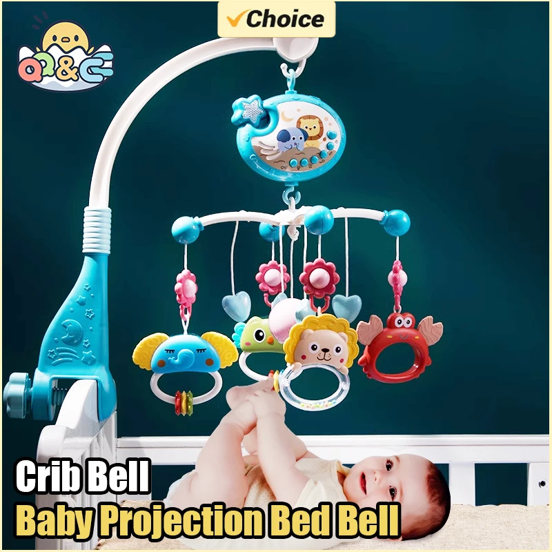 Baby Crib Mobile with Star Projection & Remote 1
