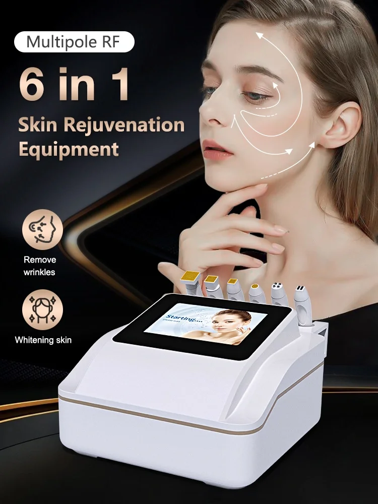 

Professional 6 in 1 Multipolar RF Wrinkle Remove Skin Tigthening Machine 2024