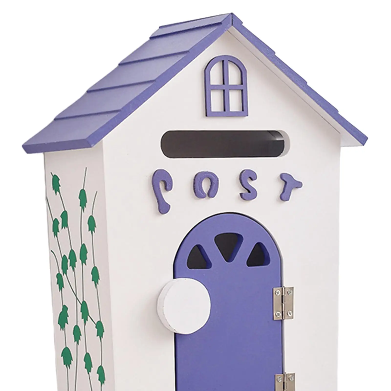 Wood Wall Mounted Mailbox Kindergarten Post Box Durable Coffee Shop Decoration Functional Garden Decoration 22x12x32cm Mail Box