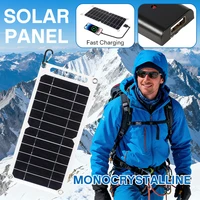 Panneau solaire Sunpower 5V 35W, charge rapide et stable par USB, panneau portable pour le camping et les camping-cars 2