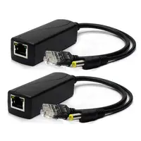 48V To 12V POE Connectors Adapter Cable Splitter Injector Power Supply for IP Camera,Arduino with Ethernet,Wireless Access Point 1