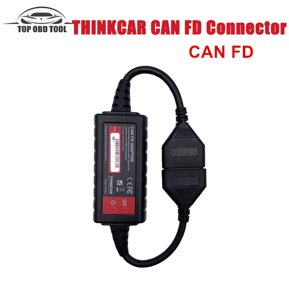 Бесплатная доставка, адаптер соединителя THINKCAR CAN FD для Thinktool, сканер для автомобиля, инструмент с поддержкой протокола CAN FD