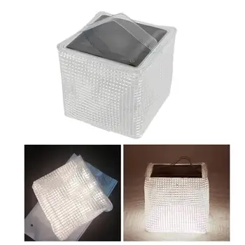 접이식 태양광 LED 조명, 방수, 야외 여행, 비상 캠핑 조명, 다기능 조절 가능, 조도 조절식 태양광 랜턴 램프