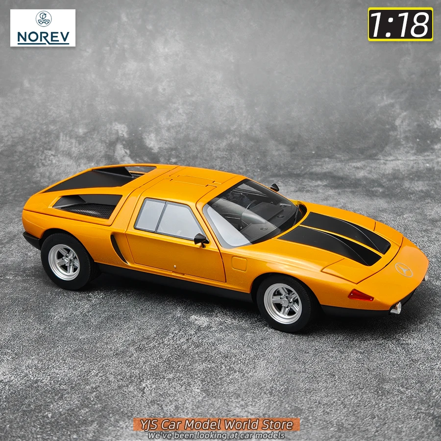 S0d21b862cf6f40d9af1ae7e62d2bf6c0X NOREV 1/18 新C111/II 1970 イエロー合金製車模型 ギフト最適