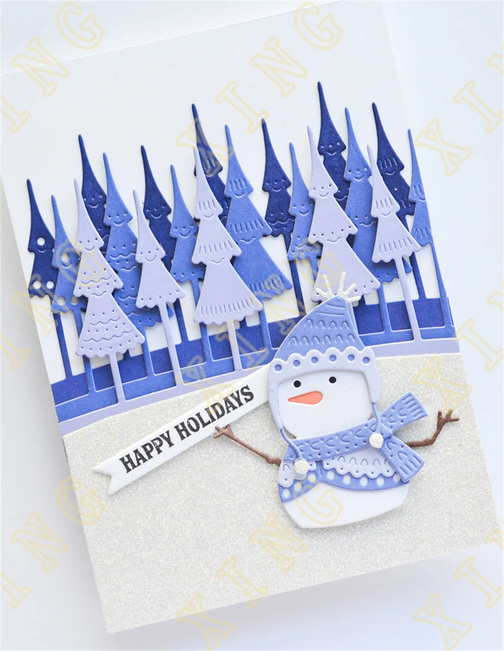 GLOBLELAND Gelaagde Bomen Snijmallen Voor DIY Scrapbooking Metalen Laagwerk Bomen Ponsen Embossing Sjablonen Sjabloon Voor Papieren Kaarten Decoratie Album Knutseldecoratie
