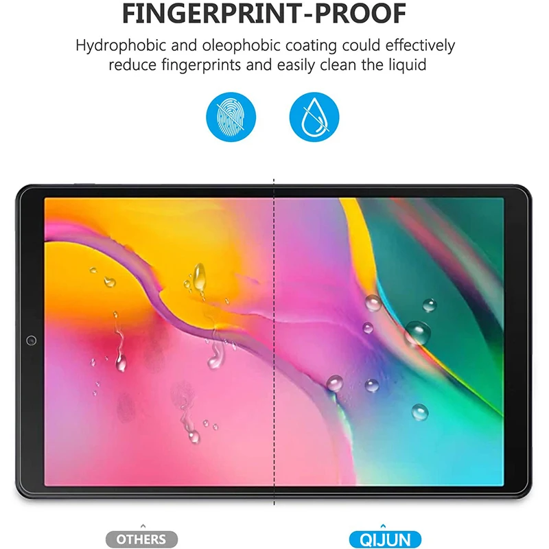 삼성 갤럭시 탭 A 10.1 2019 SM-T510 SM-T515 버블 프리 보호 필름에 대한 3Pcs 강화 유리 화면 보호기