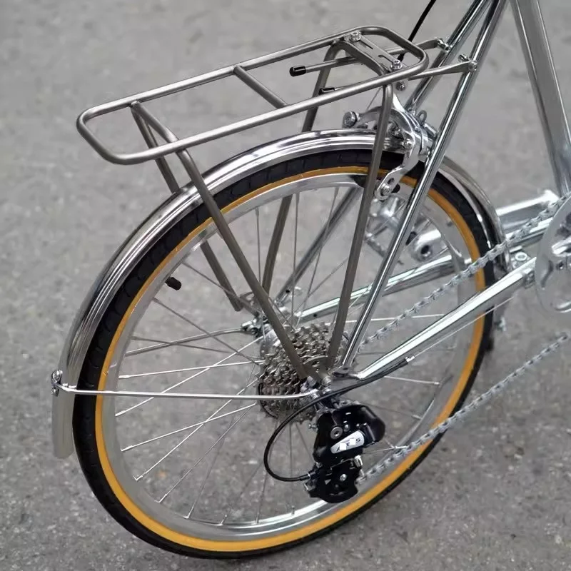 CicloSportMarket Kit Fanale Luce Anteriore Cromato Fanale Posteriore - Foto 5