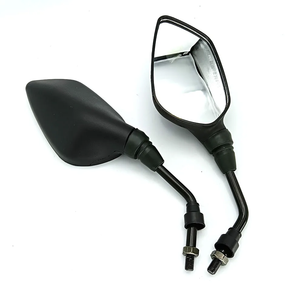 2Pcs/Pair Universial 10mm New Motorcycle Mirror Scooter E-Bike Rearview Mirrors Electromobile Back Side Convex Mirror