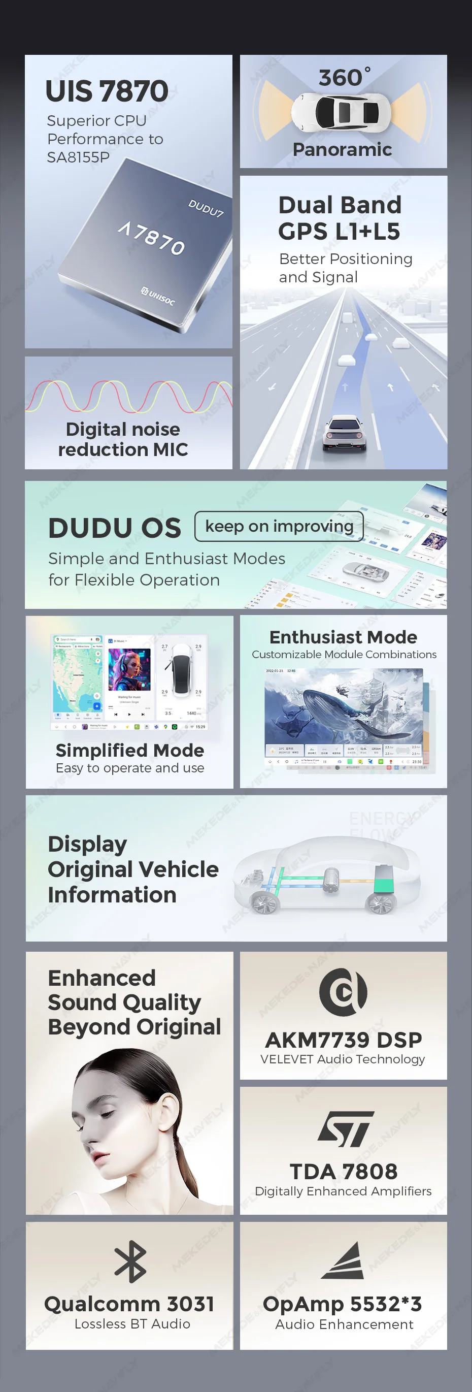 DUDUAUTO UIS 7870 Auto Radio Drahtlose Carplay Android Auto Für Volkswagen VW Golf 6 2008-2016 Multimedia Player Stereo DSP GPS BT – Detail 2