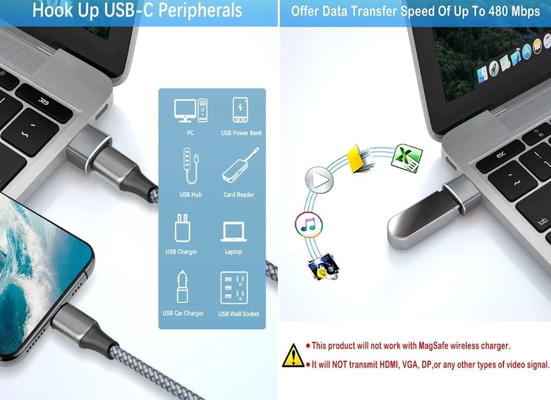 USB C-3.5mm 오디오 어댑터, USB C-헤드폰 잭 어댑터, Type C Aux 오디오 동글 케이블 코드 호환 가능. USB A to C 어댑터 포함
