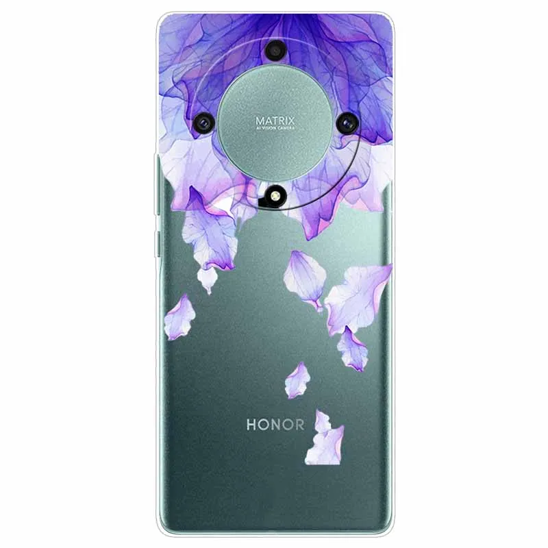 Transparent Cute Soft Silicone TPU Phone Case for Honor Magic 6 Lite 5G - Clear Protective Cover