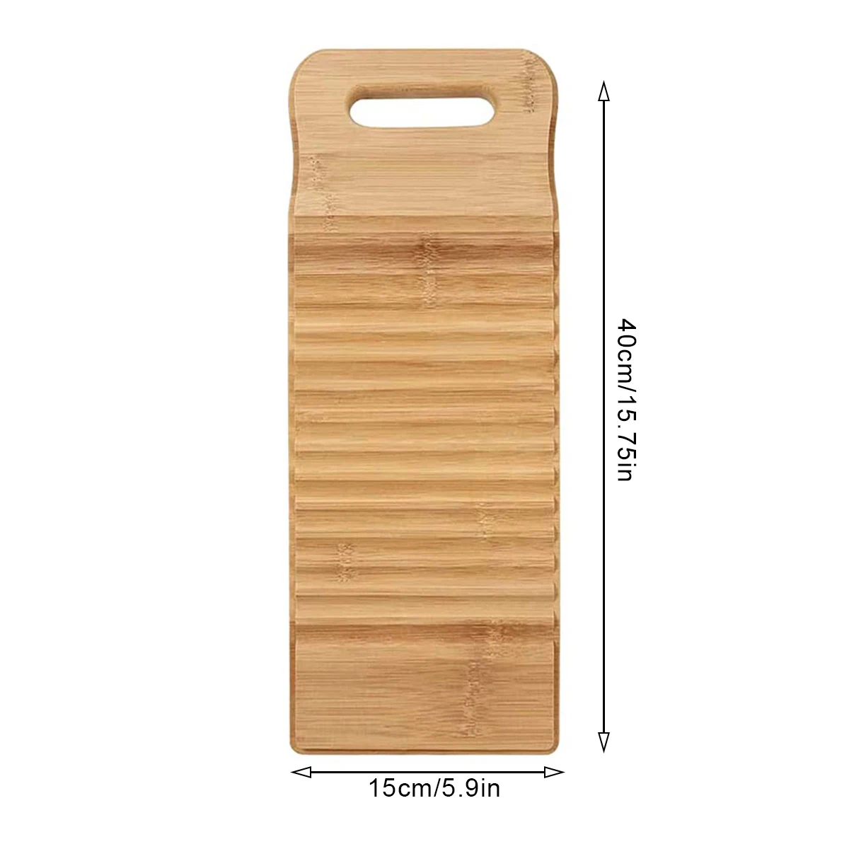 Wooden Washboard 1 Piece Manual Laundry Board Anti-Slip Laundry Cleaning Board for Cleaning Children's Clothes