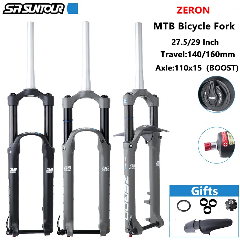SUNTOUR ZERON Bicycle Fork 27.5 inch 29 inch Mountain Bike