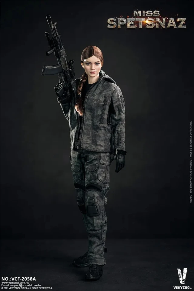 Verycool-女性兵士のためのロシア特殊戦アクションフィギュア