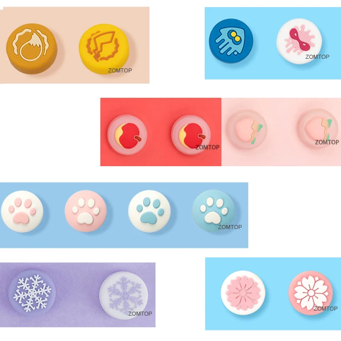 

Soft Silicone Cover for Joy-Con Controller Accessories Switch Joy Con Thumb Grip Caps, Joystick Cap for Nintendo Switch & Lite