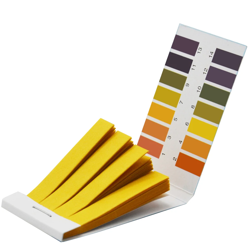 80 Pcs PH Test Papers 1-14 PH Wide Range Strips with Comparison Chart Precision Professional for Water Wine Saliva Urine Soil
