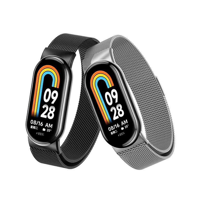 Milanese Loop Magnetic Metal Strap for Smart Bands - Elegant Bracelet Wristband Accessories