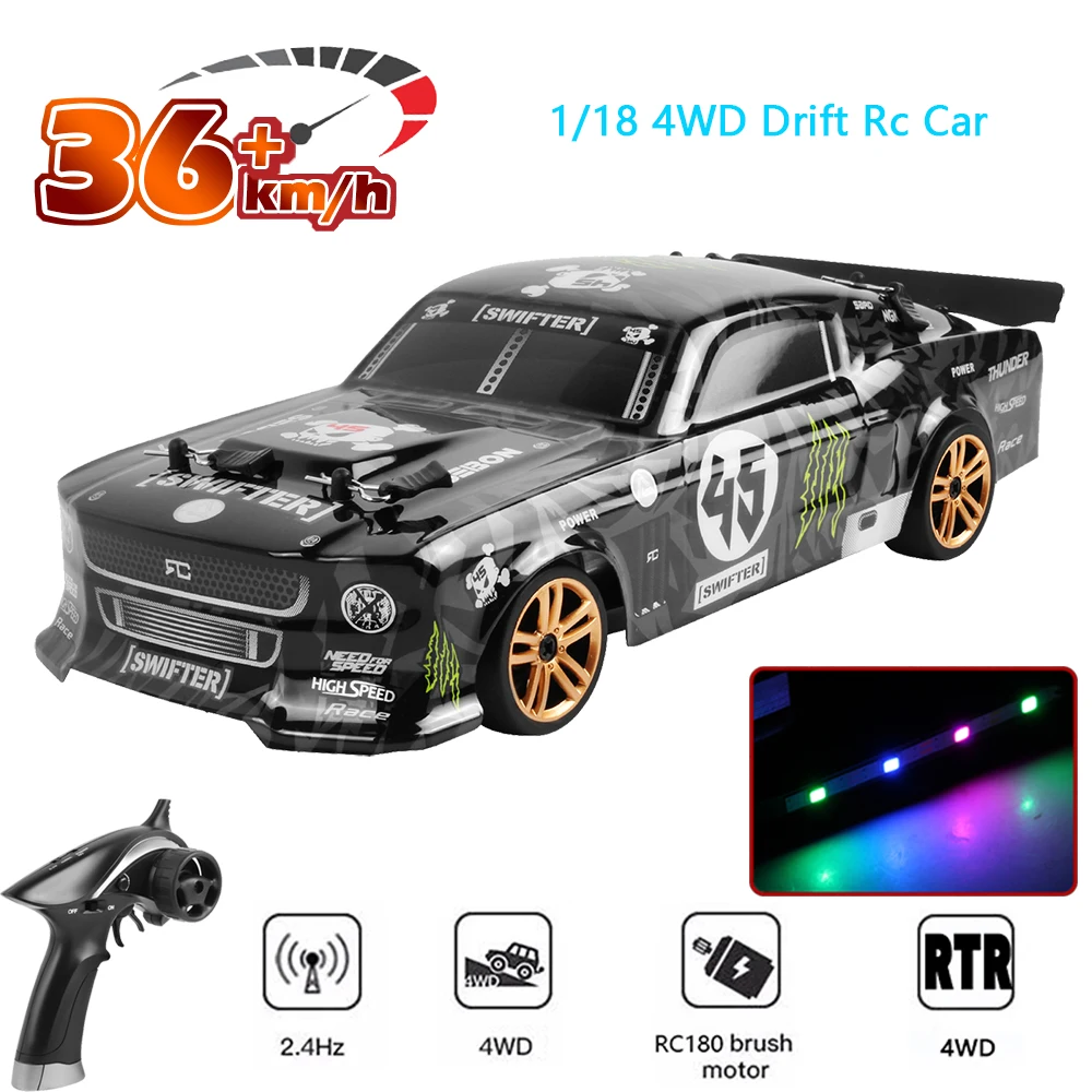 

HBX 2188A 1:18 2.4G 4WD RC Car 36KM/H Drift Race Car High Speed Competition Drifting Child Gift VS WLtoys 284131 Toys
