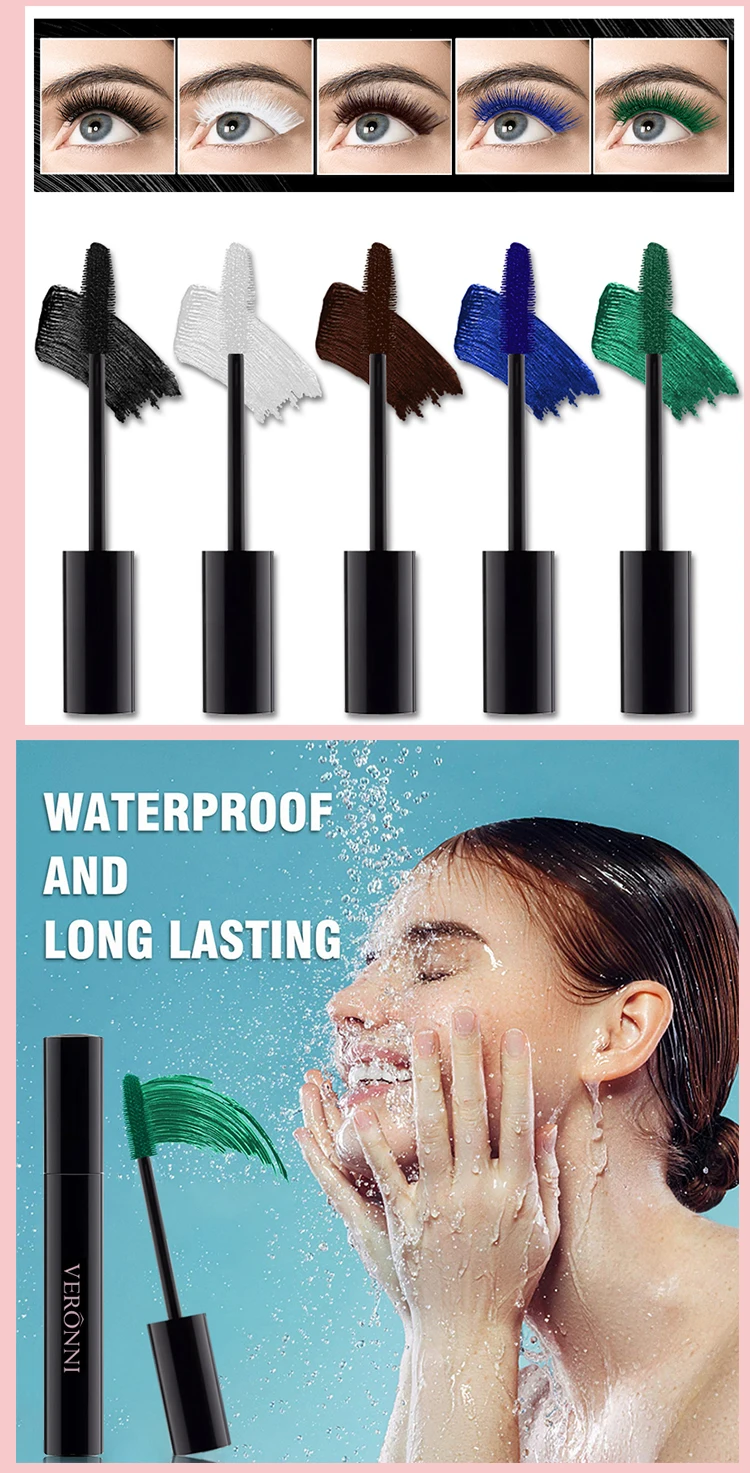 Colorful Waterproof Mascara For Long Lasting Voluminous Lashes_voghion.com