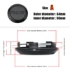 JDM Car Styling 3D RAYS Wheel Center Cap 56MM/60MM/62MM Sport Rim Cap Wheel Cover Cap hubCaps Bronze Black CE28 TE37 RE30 ZE40 3