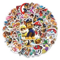 10/30/50PCS Cool Cute PAW Patrol Stickers PVC Decal Decoration Phone Skateboard Luggage Fridge Graffiti Sticker Toy Gift for Kid 1