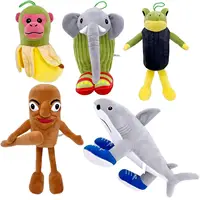 Tung Tung Sahur peluche jouet Juguete TungTung Sahur Tralalero Tralala jouet Tralalero Tralala requin peluche poupée Merch cadeau d'anniversaire 1
