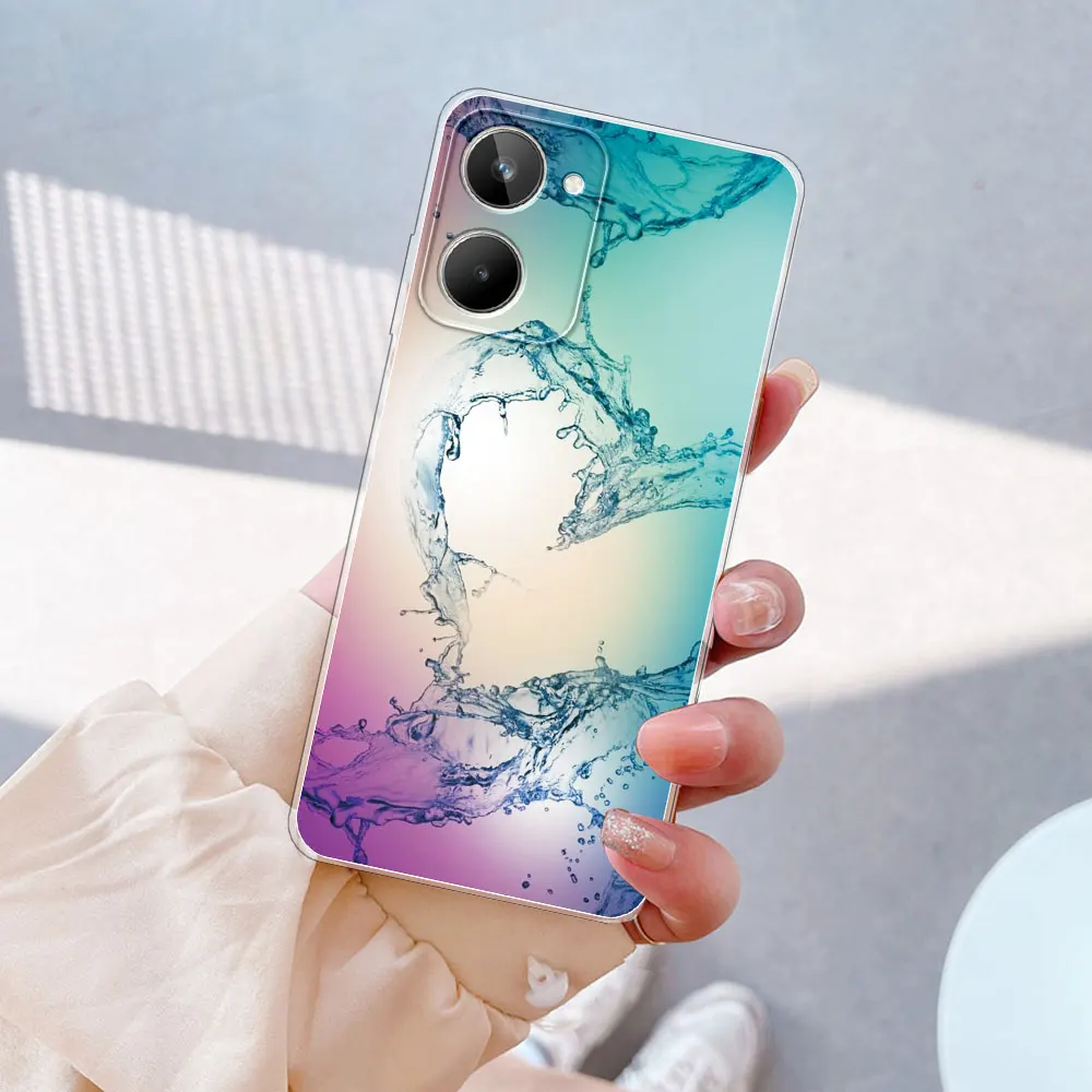 Custodia In Silicone Per Realme 10 4G Design Marmo 15 Disegni