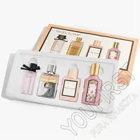 Vendre bien Parfum Femme 120ml Feminino Parfums De Mujer Floral Parfum Spray réalisation Parfum Pour Femme coffret cadeau 4 pièces ensemble 1
