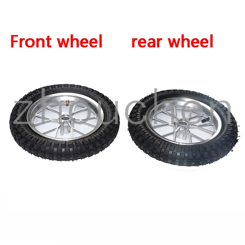 

12 1/2 X 2.75 Tire Tube Rim Wheels With Tire & Inner Tube Front & Rear Accessory For 49CC Mini Moto Pit Dirt Bike Motorbikes