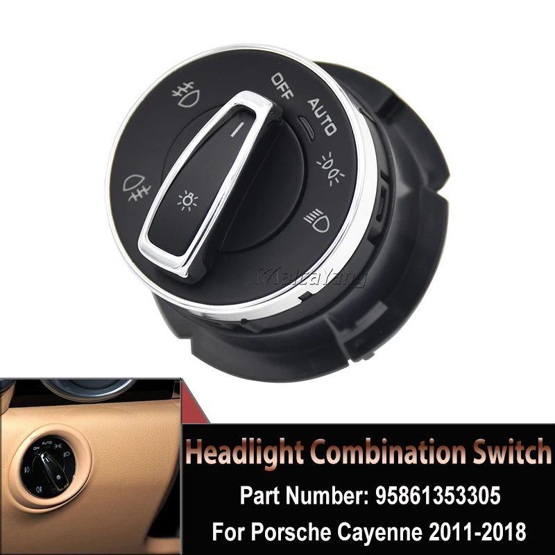 

For Porsche Cayenne 2011-2018 Macan 2014-2018 Brand New Genuine Light Switch 95861353305 Fog Lamp Switch 7P5941531F Auto Parts