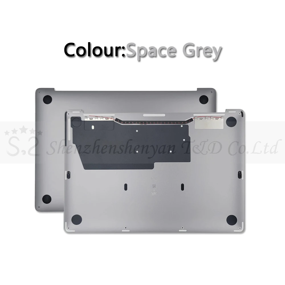 Prata Espaço Cor Cinza Case Inferior para Apple Macbook Pro Retina 13.3 m1 m2 Capa Inferior Caixa 2023 Ano Novo A2338 - Imagem 2