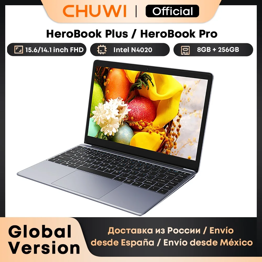 CHUWI Herobook Pro / Herobook Plus Laptop Windows 11 Laptop 14.1inch / 15.6inch FHD Intel N4020 LPDDR4 8GB 256GB SSD Computer PC 1