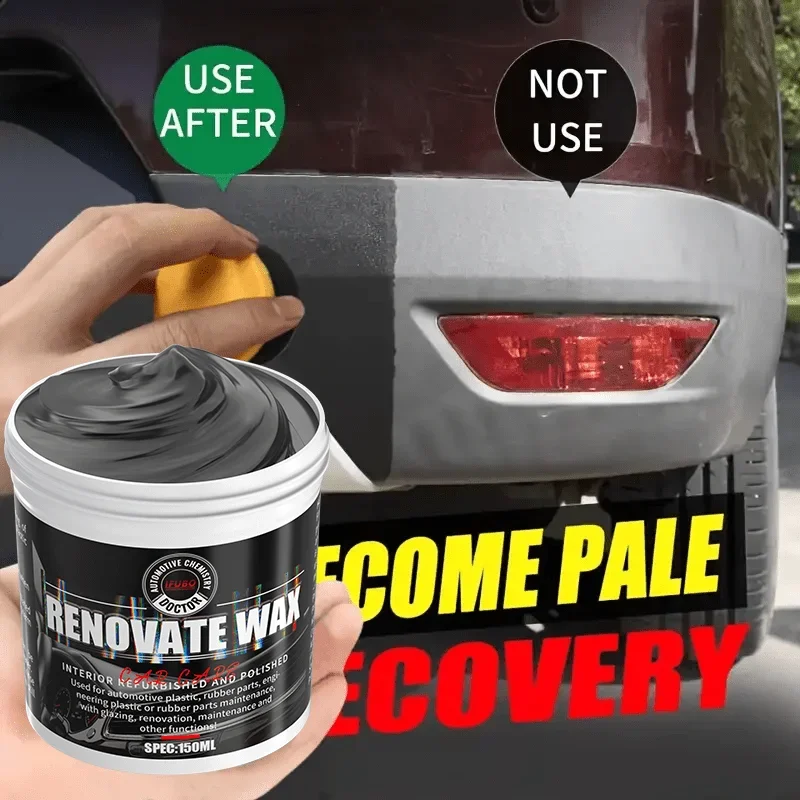 NEW Car Bumper Repair Paste - restores artificial leather with plastic, enhances black effect, car polishing with refurb coating 2