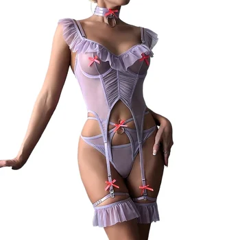 Biancheria intima di pizzo reggiseno donna biancheria intima Sexy Set donna reggiseni per abbigliamento donna Set di biancheria Sexy corsetto da donna abbigliamento donna