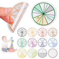 12PCS Kids Score Question Montessori Toys Learning Educational Children Plastic Addition Subtraction Fraction Tool Math Toy Gift 2