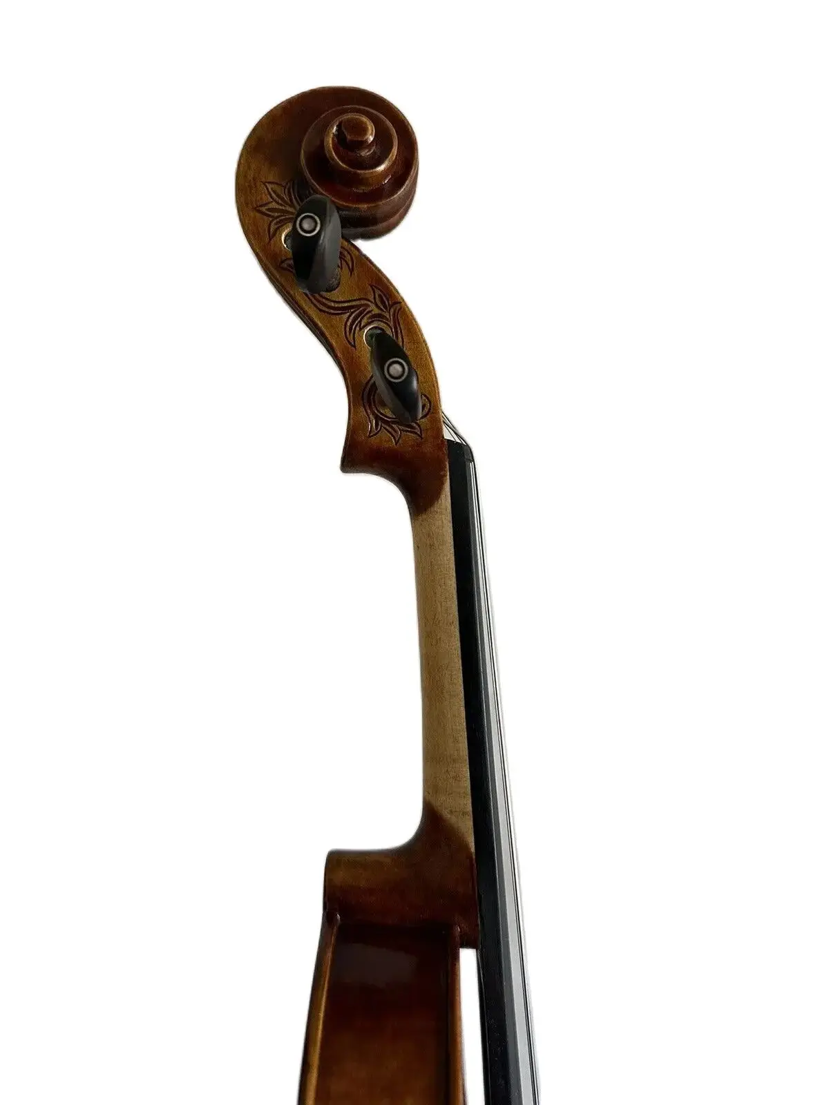 4/4 size Violin solid flamed maple back spruce top hand carved nice sound K3161