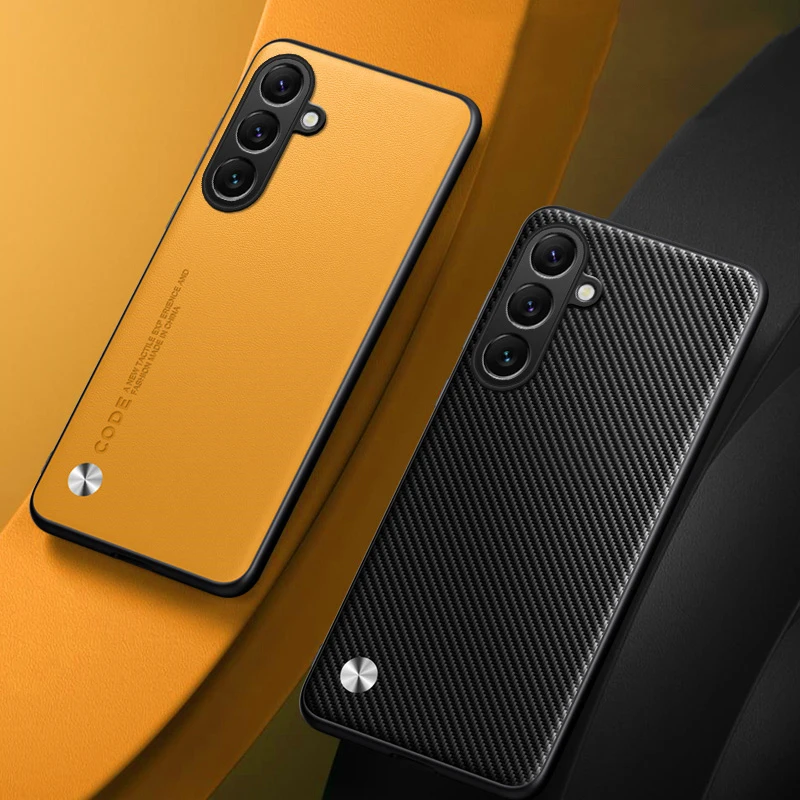 Luxury PU Leather Shockproof Phone Case - Full Protection Back Cover