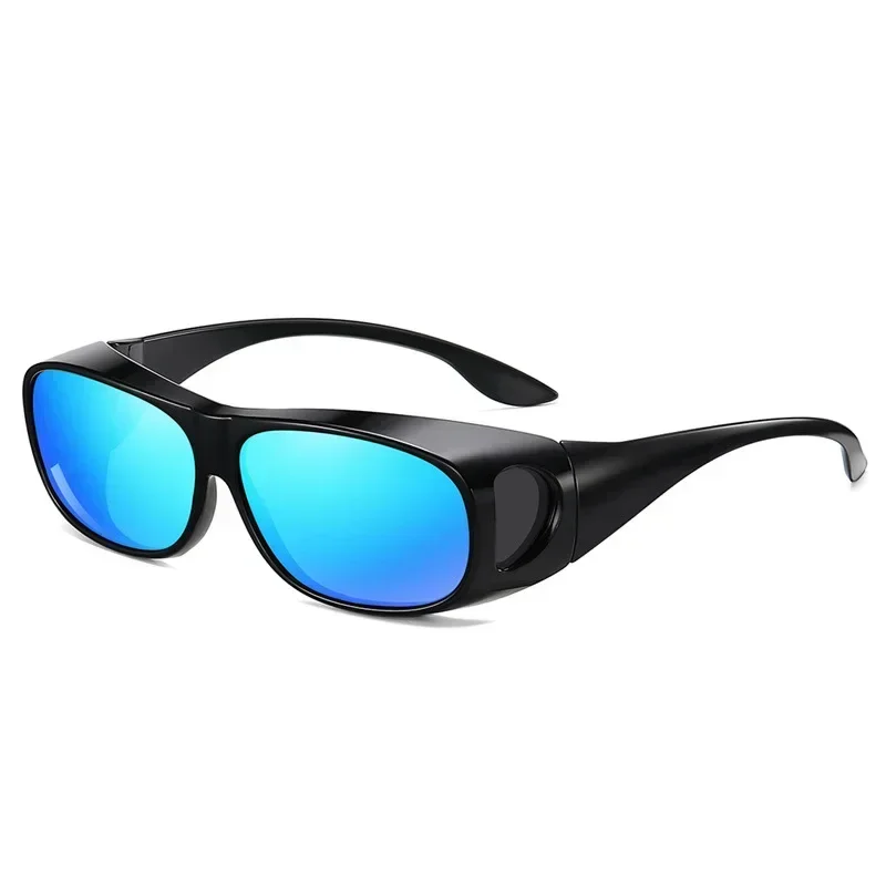 Polarized Fit Over Sunglasses - Versatile Wrap Shield for Driving, Fishing, and Sports with Night Vision Protection