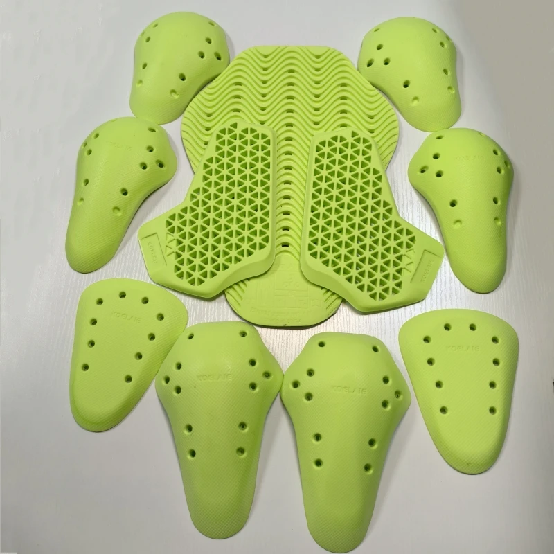 CE1 오토바이 재킷/청바지/바지용 보호대, 오토바이용 소프트 무릎 보호대/사타구니 보호대/어깨/팔꿈치/가슴/등 보호대