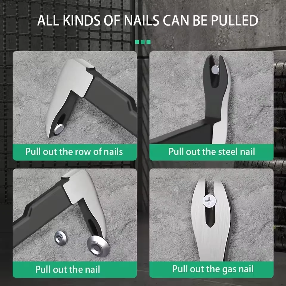 NewHigh-intensity Nail Puller Cats Paw Nail Remover Multifunctional Crowbar Tool Steel Nail Extractor for Home Woodworking Tools