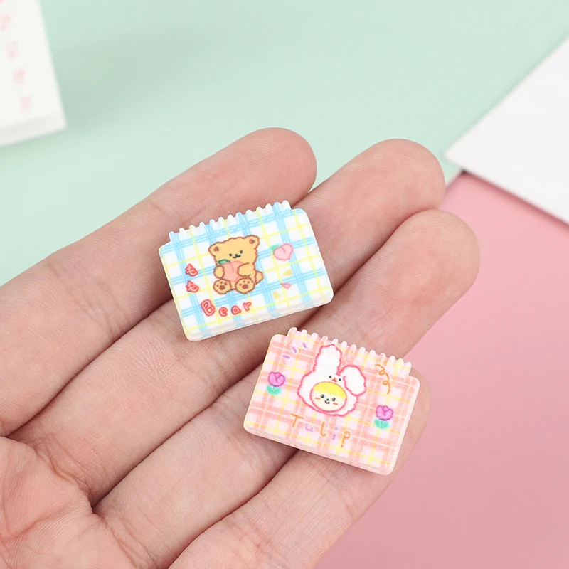 

2PCS 1:12 Dollhouse Miniature Mini Notebooks Model DIY Furniture Decor Toys
