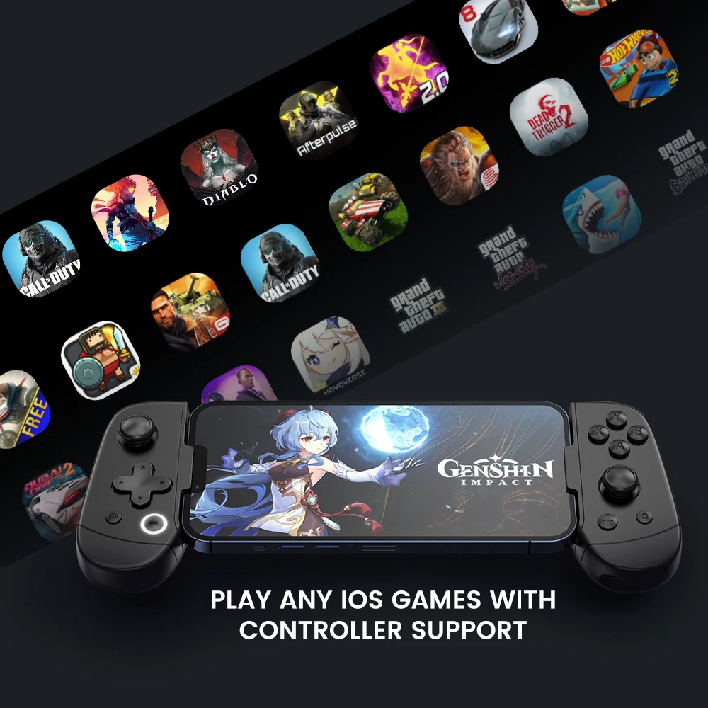 LEADJOY-Controlador de Jogos para Celular, Joystick para Apple