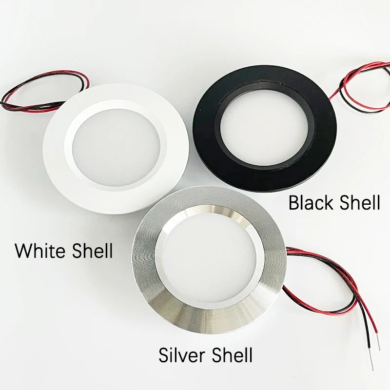 12V LED Downlight Interior Roof Spot Lights Dimmable RV Boat Kitchen Caravan Cupboard Showcase Kitchen Camper Van Ceiling Lamp