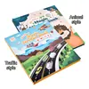Montessori Jelly Stickers Quiet Book Toys Early Education Magnetic Animal Puzzle Sensory Game Educational Toys For 2-3 Year Olds 2