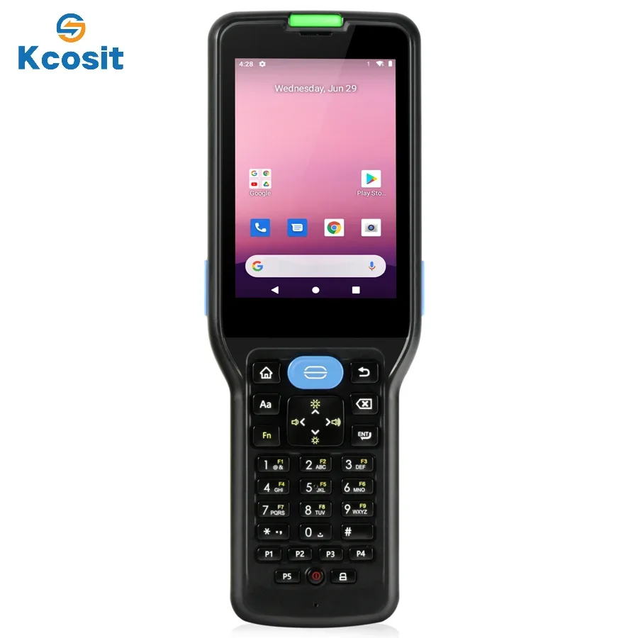 

Kcosit U30 PDA Android 12.0 2D Barcode Scanner with Keyboard Long Distance Scanning Honeywell /Zebra WiFi 4G LTE Data Capture