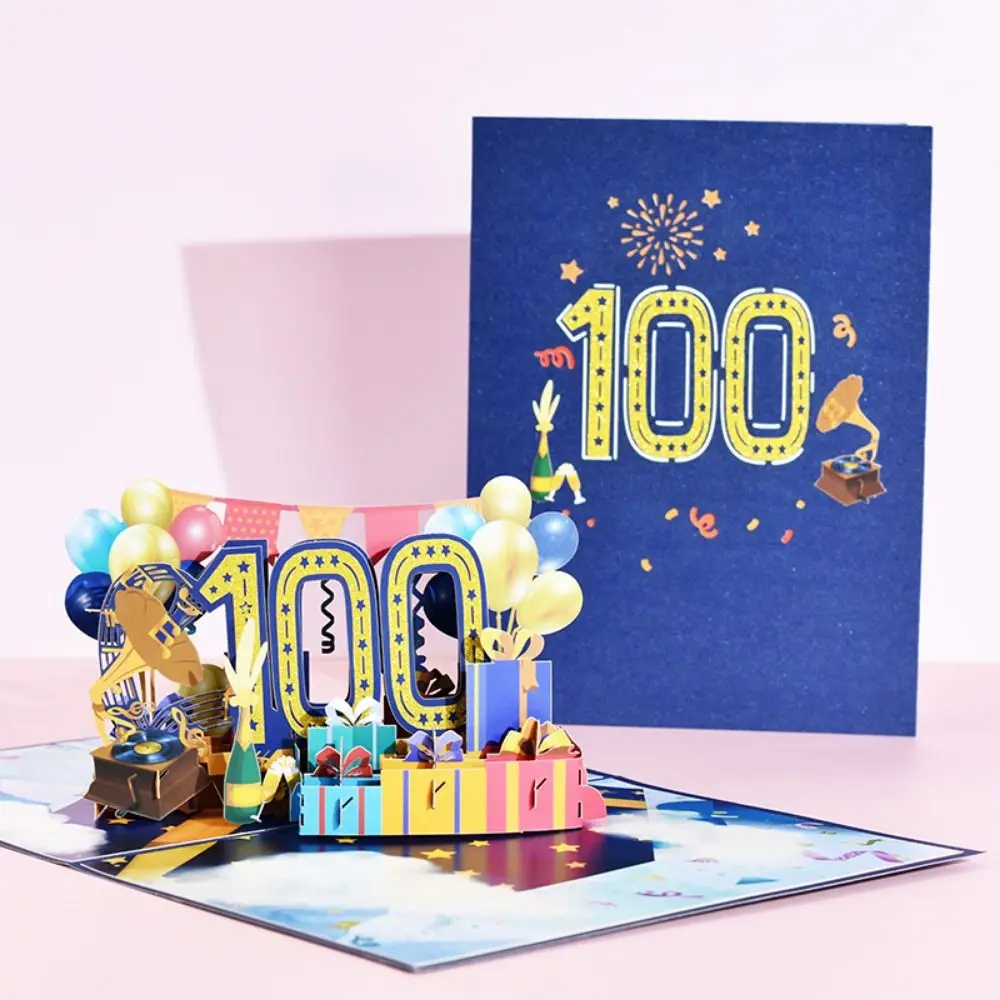 Creative Birthday Wedding Anniversary Card Three-dimensional Handmade Paper Carving Originality Gift Personalized Portable